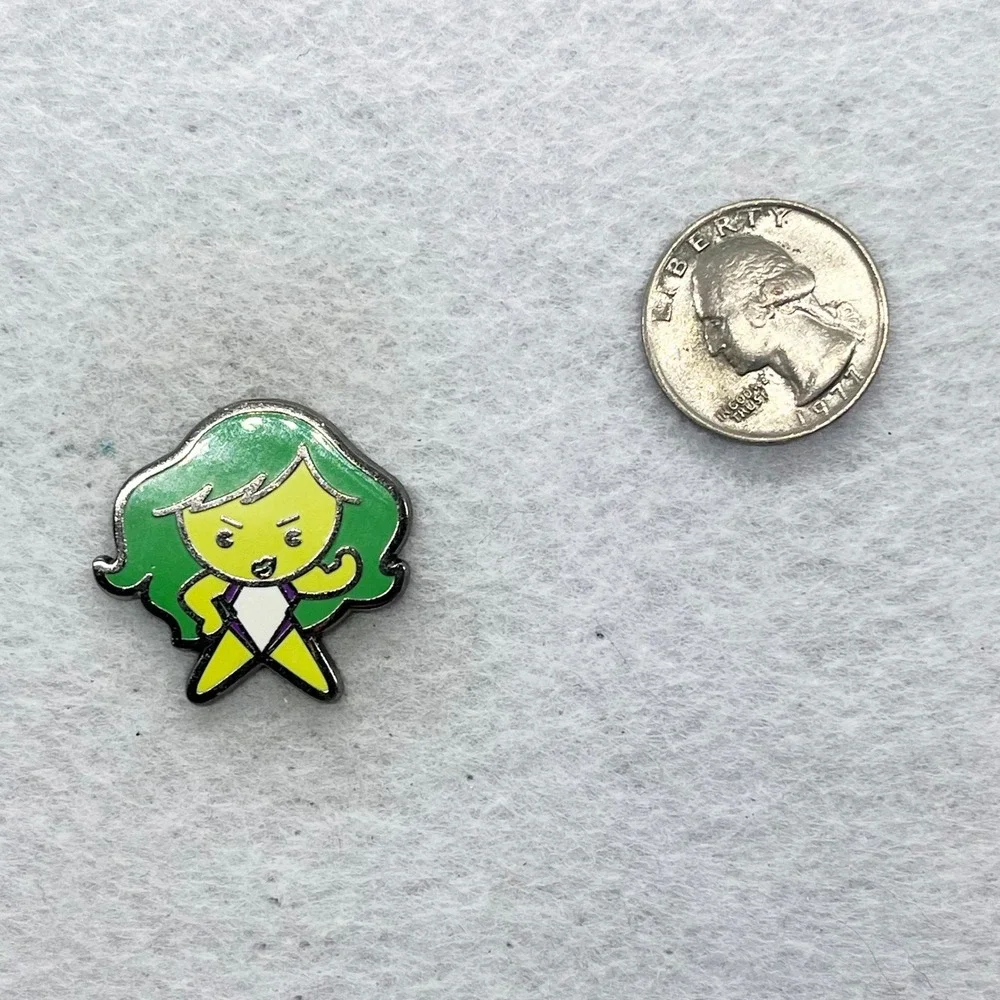 🔮 5/$25 Disney Marvel Kawaii Art She Hulk Pin